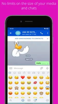 Chat and Video call android App screenshot 2